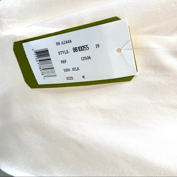 NICOLE MILLER ARTELIER Syracuse Silk Blouse SZ M NWT - Picture 11 of 11